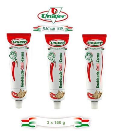Univer Value Pack Garlic Cream Chili 3 x 160 g