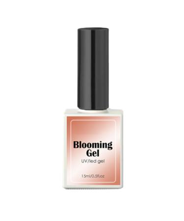 G n rique Nail Design Gel Blooming Gel Polish Spreading Styling Effects Quick Dry Formula Harmless Material Easy Nail Design Ideal for Salons or Home Use 15 ml Clear 1 Bottle