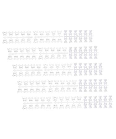 Healeved 3 Bear Head Nail Color Displaying Tool Transparent Nail Color Display Tool Bear Nail Color Displaying Tool Manicure Tools Nail Tools for Nail Art Nail Polish Polishing Plate