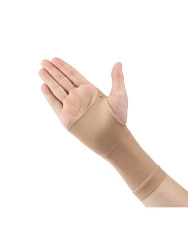 Palm Hand Brace Wrist Support - Compression Sleeve for Carpal Tunnel Syndrome (M Skin) | International Shipping Available - Buy Online on GoSupps.com