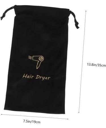 Baluue Drawstring Storage Bag Portable Hair Dryer Bag Hair Dryer Organizers Bag Travel Hair Dryer Bag Cloth 35.00X19.00X0.50CM As Shown - Buy Online on GoSupps.com