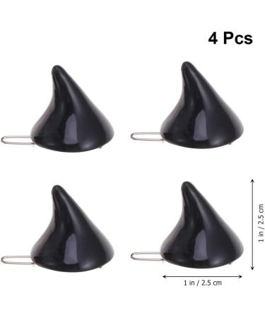 FRCOLOR 4Pcs Devil Horn Hair Clips Devil Hairband Hair Hoop Halloween Cosplay Costume Halloween Party Hair Accessories - Buy Online on GoSupps.com