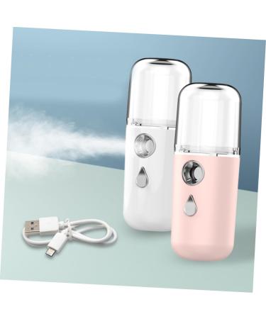 BELLIFFY Nano Water Replenishing Instrument Hydrator Mini Facial Cooling Steamer Nano Mister White Plastic - Buy Online on GoSupps.com