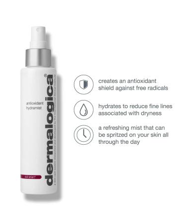 Dermalogica Antioxidant Hydramist Toner - Hydrating Anti-Aging Face Spray - Firm and Hydrate Skin Throughout the Day - 5.1 Fl Oz - Buy Online on GoSupps.com
