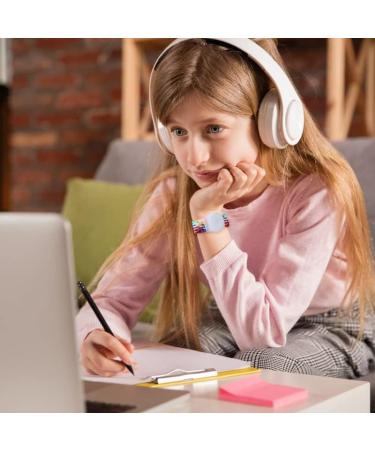 HPHRE Colorful Pink Wristband Bracelet for Kids and Adults - Adjustable Buckle, Stretchable Elastics - Compatible with Apple HPHRE - Boys and Girls - Buy Online on GoSupps.com