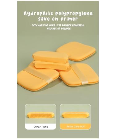 Air Cushion Powder Puff - Dual-Use Makeup Sponge in Butter Biscuit Shape | Perfect for Dry & Wet Application | International Shipping Available - Buy Online on GoSupps.com