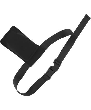 Adjustable Massage Bottle Holster | Waterproof Waist Bag for Spa & Salon | Customized Massage Oil Bag - Black - Buy Online on GoSupps.com