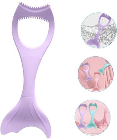 Beavorty Makeup Applicator 5pcs Mascara Brush Tools Cosmetic Pink Eyeshadow Eyeliner Aid Cleaning Artifact Multifunction Shield 1 count (Pack of 1) Violetx5pcs - Buy Online on GoSupps.com