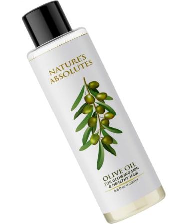 Nature's Absolutes Olive Carrier Oil 200ml - Premium Quality for Skincare & Haircare | International Shipping - Buy Online on GoSupps.com
