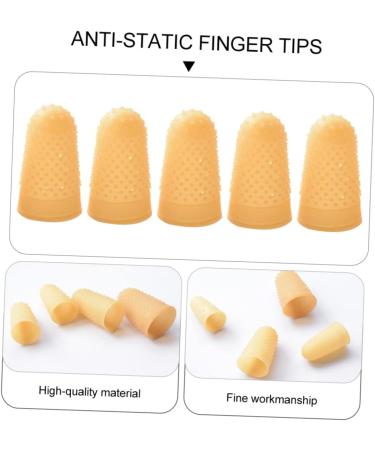 Buy Beaupretty 25pcs Pockmarked Finger Cots - Anti-Static Rubber Protection for Counting Guitar and More | International Shipping Available - Buy Online on GoSupps.com