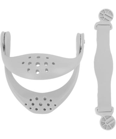 QANYEGN Gray Neck Brace - 360 Degree Neck Traction & Posture Corrector for Pain Relief | International Shipping Available - Buy Online on GoSupps.com