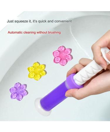 Lckiioy Toilet Cleaner Gel Syringe Aromatic Drain Toilet Cleaning Detergent Set Air Freshener Remove Odors Home Bathroom Tools Set - Buy Online on GoSupps.com