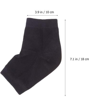 FOMIYES 4 Pairs Feet Cracked Socks Gel Foot Socks Calcetines para Hombre Mens Stocking Heel Anti-Crack Socks Heel Protector Socks Man Socks Heel Socks Men and Women Sleeve Day and Night - Buy Online on GoSupps.com