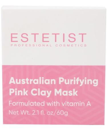 Buy ESTETIST Purifying Pink Face Mask - Australian Pink Clay Blackhead Remover & Pore Cleanser for Even Skin Tone & Acne Treatment | Natural Detox & Exfoliating - Buy Online on GoSupps.com