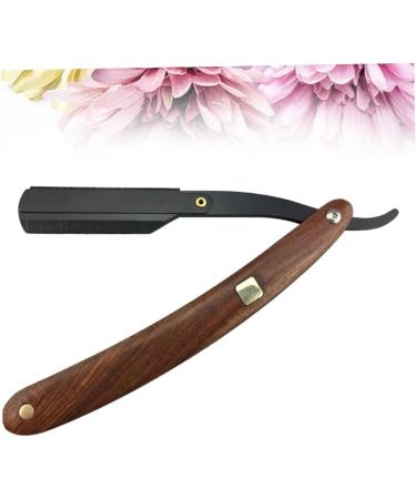 Angoily Straight Razor for Men | Safety Razor with Wooden Handle & Cutlery Holder - Premium Bamboo Shaving Experience - Buy Online on GoSupps.com