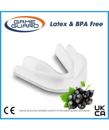 Game Guard Hockey Mouthguard for Kids 8-13 | Transparent Black Currant Flavor | Multi-Sport Protection - Buy Online on GoSupps.com