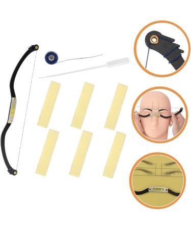 WOFASHPURET Measuring Ruler 1 Set Arch embroidery eyebrow ruler makeup stencil brow template eyebrow ruler tool measuring tool - Buy Online on GoSupps.com
