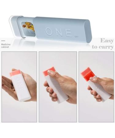 3-Pack Travel Pill Organizer - 3 Times a Day Vitamin & Supplement Storage - Waterproof & Sealed Pill Box - Buy Online on GoSupps.com