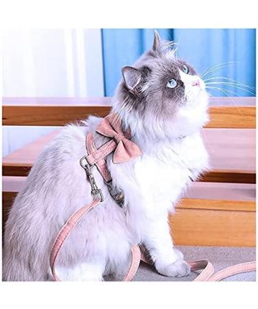 Escape Proof Cat Vest Harness with Leash - Breathable and Adjustable Mesh Cat Harness for Walking - Safety Buckle and Diagonal Pull Design - Suitable for Cats, Kittens, Puppies, Rabbits, and Ferrets - Sizes S-L - Yellow - Buy Online on GoSupps.com