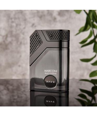 Macroni Black Intense Long Lasting Eau De Parfum For Men and Women Unisex 100 ML (3.4 floz) - Buy Online on GoSupps.com