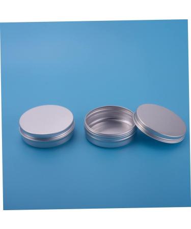 Box Round Candles Tin Containers with Lids Mini Candles Clear Tea Containers Storage Jars with Lids Toiletry Organizer Aluminum Wallet Tin Cans with Candy Coffee Grounds Travel - Buy Online on GoSupps.com