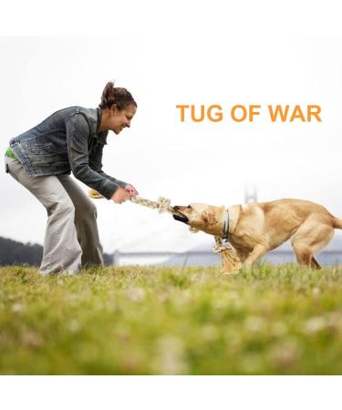 XL Indestructible Dog Rope Toy for Large Dogs - 35 Inch Vivifying Rope Dog Toy for Aggressive Chewers - Buy Online on GoSupps.com