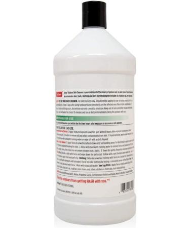 Tecnu Original Outdoor Skin Cleanser - 32 Fl Oz | Removes Poison Oak & Ivy Oils, Skunk Odor | First Step in Treatment for Rash - Gear, Clothing, Tools - Buy Online on GoSupps.com