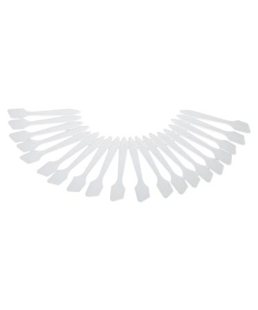 20 Pieces Mini Cosmetic Spatulas Premium Material Multi-Purpose Transparent Face Cream Spatulas for Nail Polish Cream Lotion