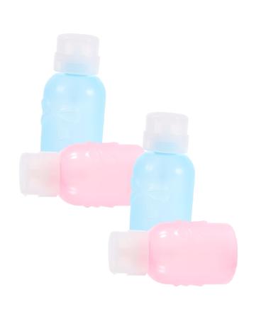 PLAFOPE Mini Water Dispenser with folddown pump for makeup remover 250 ml * 4 pieces