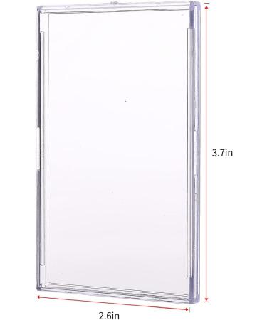 Qesonoo Top Loader Card Sleeves 10 Pack - Clear Acrylic Protectors for Trading Cards with 2 Display Stands - Baseball Sports Card Holder Case - White - Buy Online on GoSupps.com