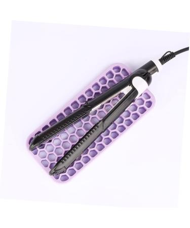 SKISUNO 2pcs Hairdressing Potholder Curling Iron Mat Curling Wand Mat Silicone Mat for Hair Tools Silicone Hair Tool Holder Counter Curling Wand Holder Silicone Straightener Holder - Buy Online on GoSupps.com