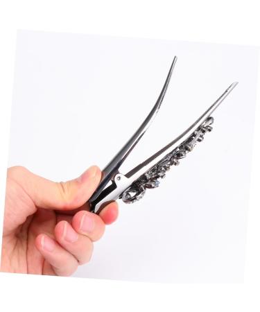 DOITOOL 1PC modeling rhinestones womens hair clips Accessories decor Korean version Peacock hairpin French crystal clip make up animal grace Hair piece french decor - Buy Online on GoSupps.com