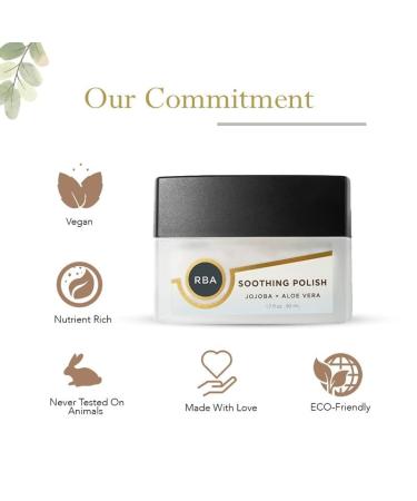 RBA Skincare Soothing Polish | Natural Exfoliant with Jojo Beads & Aloe Vera | Smooth Skin Texture - 50 ml - Buy Online on GoSupps.com