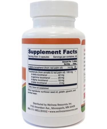 Daily Super E Tocotrienols Supplement - High Gamma, Delta & Alpha - 90 Capsules - Buy Online on GoSupps.com