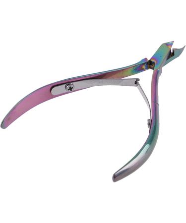 Nail Clipper for Thick Nails 1PCS Nail Art Dead Skin Remover Clipper Scissor Manicure Pedicure Tool Stainless Steel Plating Rainbow Cuticle Nipper Cutter (Color : Style 1) - Buy Online on GoSupps.com