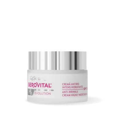 Intensely Moisturizing Anti-Wrinkle Face Cream with SPF 10 Lifting Effect Prevents Pigment Spots for Dry Dehydrated Mature Skin 15 ml Gerovital H3 Evolution