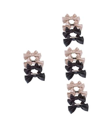 Beavorty 8 Pairs bow hairpin toddler bows hair bows for ribbon bowknot accessories baby girls bows hair pin bowknot female hairpin new year hair decoration fabric woman hair clip bow tie