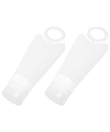 Healifty Disposable Squeezable Soap Bottling Set - 2 Sets of Hook Cases with Hanging Ring Cap, Empty Cosmetic Containers for Liquid Samples - Ideal for Home or Travel - Buy Online on GoSupps.com