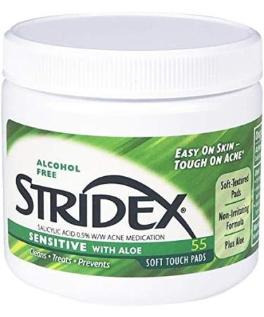 Stri-Dex Medicated Pads Sensitive Skin 2 Count x 55 - Pack of 2 - Buy Online on GoSupps.com