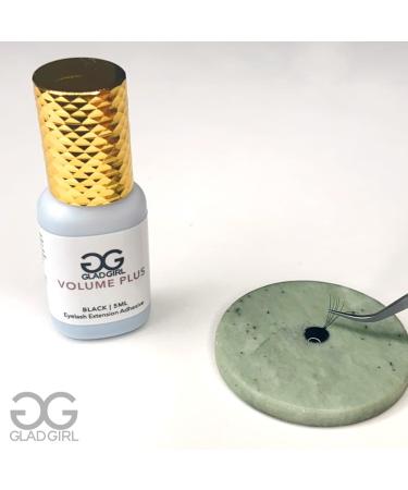 GladGirl Volume Plus Eyelash Extension Glue - 2ml Fast Dry Ultra Black Bond for False Eylashes - Buy Online on GoSupps.com