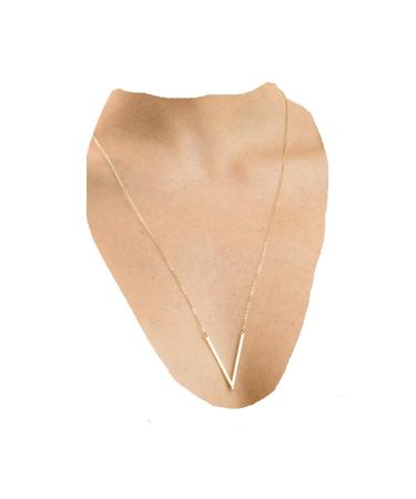 Letter V Pendant Necklace Monogram Necklace Choker Minimalist Initial V Necklace Simple Everyday Necklace Chain Jewelry for Women