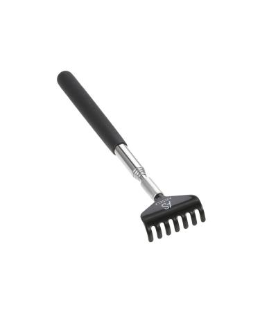 Anself Back Scraper Telescopic Stick Massager Compact 5-Way Extendable from 20 68 cm for Home Travel and Office Black