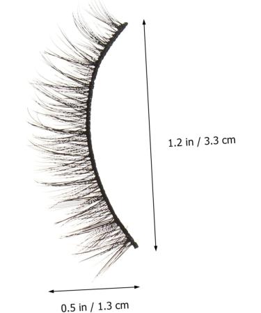 Beavorty 10 Pairs Short Eyelash thick cross eyelashes natural look eyelashes reusable eyelashes 3D Eyelashes lash cosmetics Makeup Eyelash Fake Lashes manual extend 6d artificial fiber - Buy Online on GoSupps.com