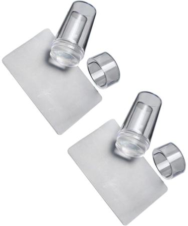 Healeved 2 Sets Nail Art Accessories Clear Nail Stamper Gel Nail Kits Gel Kit for Nail Art Tool Gel Nail Stamping Monomer Acrylic Nail Liquid Nail Art Stamping Kit Manicures Tools French - Buy Online on GoSupps.com