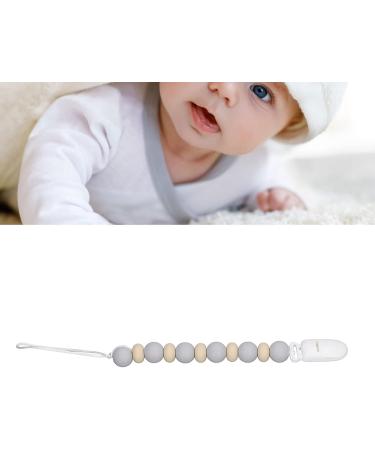 Pink Silicone Pacifier Strap Leash Clip | Reduce Teething Pain & Stabilize Mood | Mother's Day Gift - Buy Online on GoSupps.com