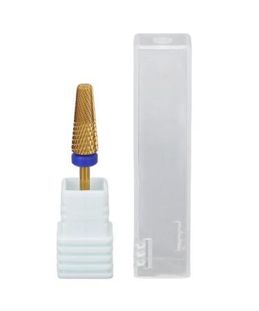 Nail Grinding Bit High Strength Nail Drill Bits Dust Proof Durable Tungsten Steel Rotatable for Left and Right Hands Suitable for Most Gel Nails