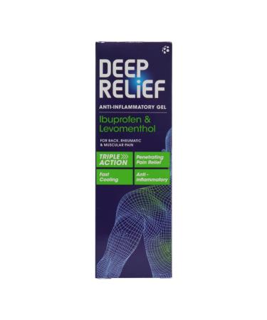 Deep Relief - Triple Action Anti Inflammatory Gel For Back Rheumatic & Muscular Pain 100 g (Pack of 1) - Buy Online on GoSupps.com