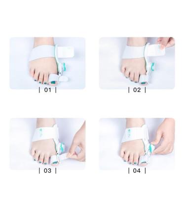 Toe Separator & Bunion Corrector | Adjustable Big Toe Bunion Splint for Day & Night Relief - Buy Online on GoSupps.com