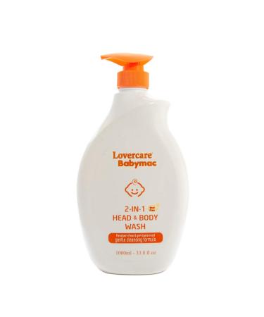 Babymac 2-in-1 Head & Body Wash Tear Free 33.8 Fl.oz