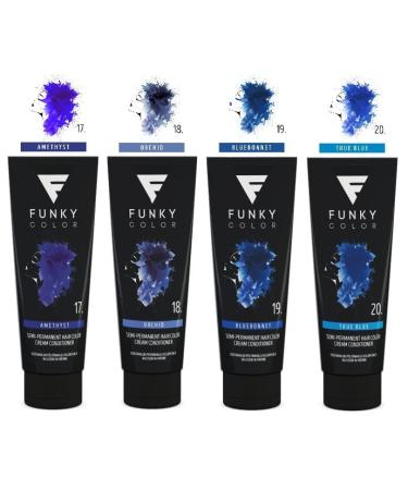 Funky Color Steel 25 - Semi-Permanent Hair Color in 28 Vibrant Shades | Shop Now for International Shipping! - Buy Online on GoSupps.com